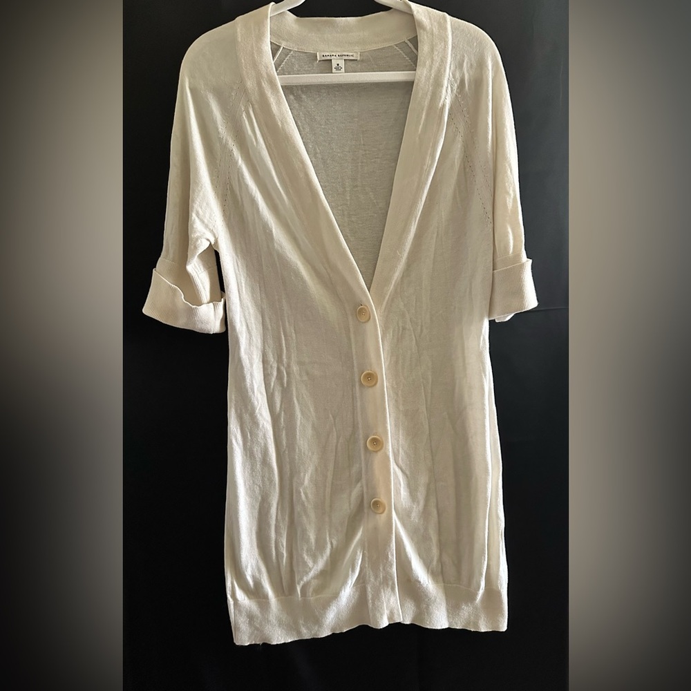 Banana Republic Light Tan Knit Top